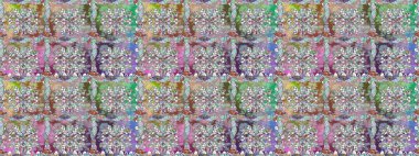 Parlak arka planda çiçek kompozisyonu olan kusursuz suluboya desenleri, ambalajlar, duvar kağıtları, kartpostallar, tebrik kartları, düğün davetiyeleri, romantik etkinlikler vs..