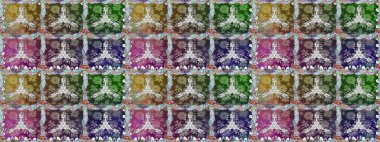 Kusursuz bir arka plan modeli. Raster - stok. Vadinin çiçekleri tarafsız renklerde. Suluboya, elle çizilmiş.