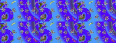 Raster kar taneleri arka planda. Kar taneleri deseni. Soyut kar taneleri arkaplanda izole edilmiş düz dizayn. Kar tanesi rengarenk desen. Raster illüstrasyonu.