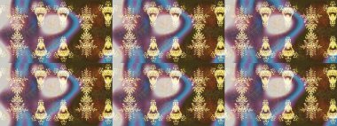 Yeni yıl kar tanesi. Güzel soyut kar taneleri raster tasarımı. Düz kar karalama ikonları, kar taneleri silueti altın renklerde Noel afişi, kartlar.