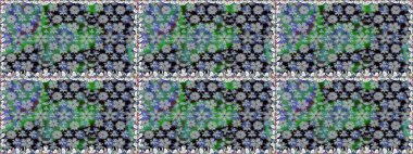 3 boyutlu çiçekler, pürüzsüz. Gri renklerde. Raster illüstrasyonu.