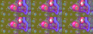 Modern stil dokusu. Çiçek desenli raster, kahverengi çizgi grafik deseni soyut raster arkaplan.