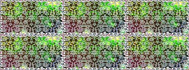 Düz Çiçek Elementleri Tasarımı. Renkli Bahar Temalı Kusursuz Arkaplan. Sevimli çiçek raster deseni. Gri renkli çiçekler.