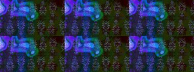 Mavi renkte çiçek desenli çizim, el yapımı papatyalar, papatyalar. Tekrar eden çiçek arkaplanı, zarif mavi çiçek duvar kağıdı.