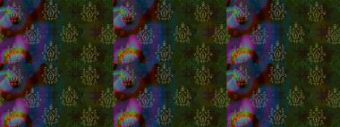 Düz Çiçek Elementleri Tasarımı. Renkli Bahar Teması eskiz kalıbı. Gri renkli çiçekler. Raster illüstrasyonunda çiçek deseni çizimi.