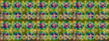 Renkli elementlerle Raster ilginç desen