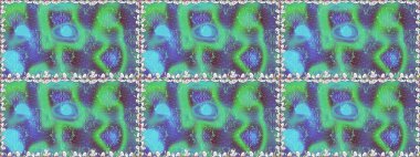 Süslü kumaş deseni. Düz Çiçek Elementleri Tasarımı. Renkli Bahar Temalı Kusursuz Arkaplan. Raster illüstrasyonunda kusursuz çiçek deseni.