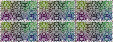 Bahar mevsimi. Gri renkli çiçekler. Tatil havası. Raster dikişsiz şirin çiçek deseni. Nazik romantik baskı.