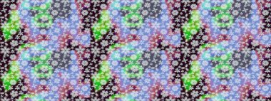 Arabesk ile klasik model. Arabesk ve çiçekli doğu raster desenleri. Geleneksel klasik süs.