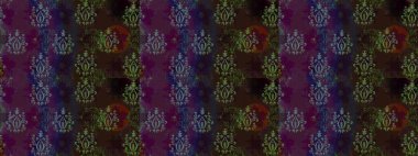 Raster dikişsiz çiçek deseni. Vadinin çiçekleri kahverengi renklerde.