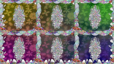 Çiçek arkaplan. Raster illüstrasyonu. Çiçekli tebrik kartı. Suluboya çiçek buketi. Doğum günü kartı ya da düğün davetiyesi. Yeşil renklerde.