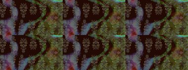 Raster düz çiçek çizim deseni. Kahverengi renkli çiçekler. Tasarım hediye paketi, tebrik kartları, posterler ve afiş tasarımı.