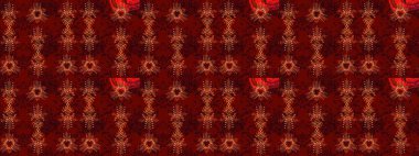 Basit bir kar tanesi. Kırmızı, siyah ve kahverengi renklerde şirin kar taneleri. Soyut duvar kâğıdı, ambalaj dekorasyonu. Kışın sembolü, mutlu noeller, mutlu yeni yıl kutlaması Raster illüstrasyonu..