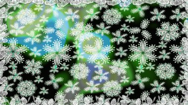 Raster çiçek izi. Çiçeksel, nötr, pürüzsüz desen. Klasik taslak çizimi. Raster Yumuşak kumaş deseni.