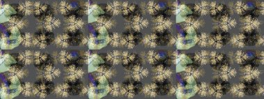 Raster suluboya çiçek deseni, narin çiçekler, gri çiçekler, tebrik kartı şablonu. Raster Güzel kumaş deseni.