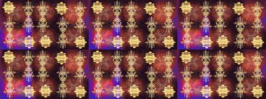 Raster kar taneleri arka planda. Kar tanesi rengarenk desen. Soyut kar taneleri arkaplanda izole edilmiş düz dizayn. Kar taneleri deseni. Raster illüstrasyonu.