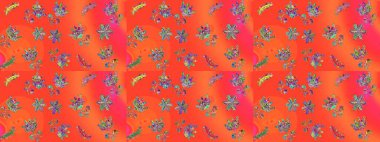 Kar Tanesi Raster simgesi arkaplanı. Kış portakalı, kırmızı ve pembe noel kar düz kristal element. Meteoroloji buz koleksiyonu. Xmas Frost kar taneleri izole edilmiş siluet sembolü. Raster çizimi..