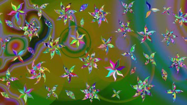 Özgürlük stili Millefleur 'lar. Tekstil, duvar kâğıdı, kapaklar, yüzey, baskı, hediye paketi, hatıra defteri, dekupaj. Küçük yabani çiçeklerdeki halk modelini çiz. Taşralı şıklığı.