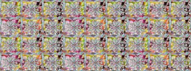 Kabile sanatı boho baskısı, klasik çiçek arkaplanı. Arkaplan dokusu, duvar kağıdı, çiçek temalı renkler. Soyut etnik raster pürüzsüz desen.