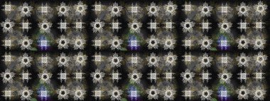 Noel grisi, siyah ve nötr. Raster illüstrasyonu. Sihirli gri, siyah ve nötr tatil soyut arka plan yıldız ve düşen kar taneleri.