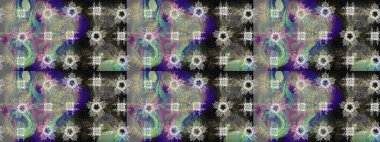 Kar tanelerinin soyut arkaplanı olan şirin bir Noel arkaplanı. Gri, nötr ve yeşil kar taneleri. Raster illüstrasyonu. Renkler. Noel ve Yeni Yıl moda baskıları için tatil tasarımı.