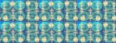 Kar tanelerinin soyut arkaplanı olan şirin bir Noel arkaplanı. Noel ve yeni yıl moda baskıları için tatil tasarımı. Raster illüstrasyonu. Renkler. Mavi, yeşil ve nötr kar taneleri.