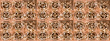 Renkli elementlerle Raster ilginç desen