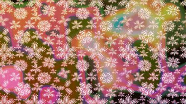 Zarif, parlak ve pembe çiçek desenli bir tasarım. Sabıka fotoğraflarında, bebek kıyafetlerinde, duvar kâğıtlarında, paket kutularında falan kullanılabilir. Raster..