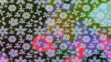 Raster güzel bir çiçek deseni çizmiş. Bahar mevsimi. Tatil havası. Nazik romantik baskı.