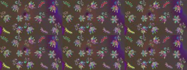 Arabesk ve çiçekli doğu raster desenleri. Arabesk ile klasik model. Geleneksel klasik süs.