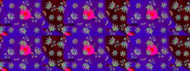 Nazikçe, güzel çiçek arkaplanı. Mor renkli çiçekler. Raster çiçek desenli ve çiçekli..