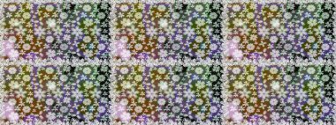 Eski model. Moda baskısı. Çiçeğin suluboya çizimlerinin mükemmel deseni. Suluboya kusursuz desen. Dekorasyon ve tasarım için güzel desen.