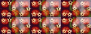 Kar taneleri deseni. Raster illüstrasyonu. Kar taneleri arka planda. Kar tanesi süsleme deseni. Renkli arkaplanda izole edilmiş kar tanelerinin düz tasarımı.