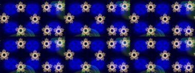 Siyah, nötr ve mavi renkler ve altın elementler üzerine çizim. Klasik klasik klasik arka plan. Geleneksel oryantasyon süsü. Klasik Raster altın eskiz modeli..