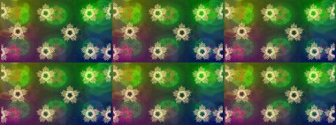 Kar Tanesi Raster simgesi arkaplanı. Kış yeşili, mavi ve kahverengi Noel kar beyazı kristal element. Meteoroloji buz koleksiyonu. Xmas Frost kar taneleri izole edilmiş siluet sembolü. Raster çizimi.