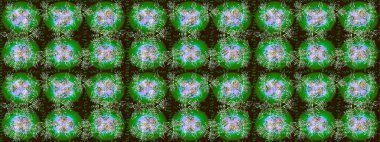 Raster illüstrasyonu. Çiçek Elementleri 'nin soyut geçmişi. Yeşil, kahverengi ve nötr renkler üzerine tasarım. Raster kış deseni.