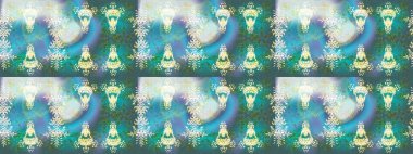 Raster. Xmas Frost kar taneleri izole edilmiş siluet sembolü. Meteoroloji buz koleksiyonu. Kış Noel 'inde kar bembeyaz kristal element. Kar Tanesi raster simgesi arkaplan mavi, yeşil, nötr renk.