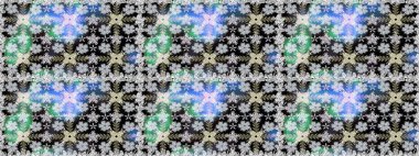 Renkli Yaz Temalı Kusursuz Arkaplan. Gri renkli çiçekler. Sevimli çiçek raster deseni. Düz Çiçek Elementleri Tasarımı.