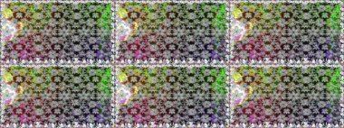 Güzel karalamalar çiçekler ile sorunsuz çiçek desenli. Raster resim. Güzel kumaş deseni. Sevimli çiçek desenli küçük çiçek.