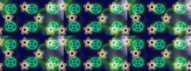 Raster illüstrasyonu. Kar tanesi raster deseni. Renkli arka planda izole tatlı kar taneleri. Mavi, yeşil ve gri renkli kar taneleri.