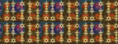 Soyut kar taneleri arkaplanda izole edilmiş düz dizayn. Kar taneleri deseni. Raster kar taneleri arka planda. Raster illüstrasyonu. Kar tanesi renkli desen.