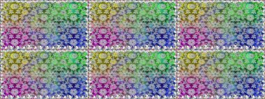 Tarafsız renklerde çiçekler. Kusursuz. Şirin çiçek elementleri. Raster illüstrasyonu.