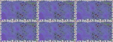 Kelebek deseni. Raster. Soyut, pürüzsüz bir arkaplan. Moda Kumaşı Tasarımı. Mor ve mavi renkler üzerine resim.