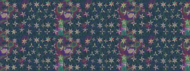 Gömlek, arka plan modelini çiz. Mavi renkli çiçekler. Tropik çiçekler.