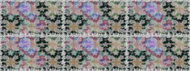 Çiçek deseni duvar kağıdı, desen dolguları ve web sayfası arka planı için kullanılabilir. Süslü, dikişsiz, soyut çiçeklerle süslenmiş. Şekillendirilmiş çiçeklerle kusursuz desen.