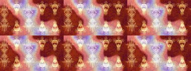 Küçük çiçekli basit bir çiçek çizimi. Kırmızı, nötr ve pembe renklerde şirin çiçekler. Moda baskısı, albüm, ambalaj kağıdı ve duvar kağıdı için zarif dekoratif süslemeler. Raster çizimi..