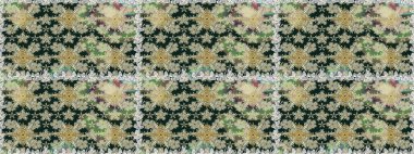 Moda baskıları için zarif bir şablon. Çiçekli bahar çiçekleri. Küçük renkli çiçekler. Kusursuz. Motley illüstrasyonu. Küçük çiçekte şirin desenler.