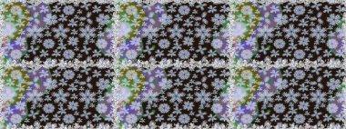 Çiçek tasarımı için inanılmaz bir kolaj cenneti tarzı. Çiçekli zambaklar kusursuz bir arka plan. Çiçek açan parlak kolaj çiçeği nötr.