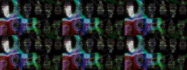 Suluboya tarzında siyah renkte çiçekler. Siyah renkte çiçekler olan çiçek deseni çiz.