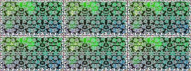 Raster illüstrasyonu. Suluboya, elle çizilmiş. Gri yapraklı yabani çiçekler. Kusursuz arkaplan deseni.